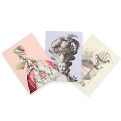 Marie Antoinette Style A6 notebooks set