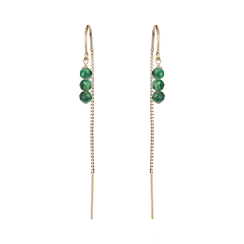 Malachite earrings by Mounir&nbsp;