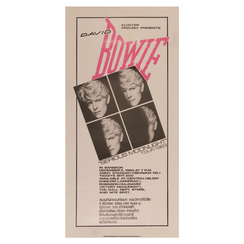 David Bowie Serious Moonlight 1983 tour poster